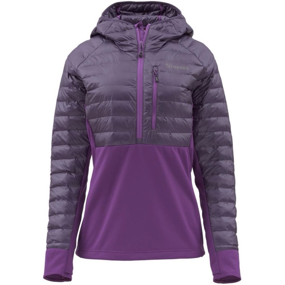Simms ExStream BiComp Hoody Jacket Blackberry PrimaLoft Size XS